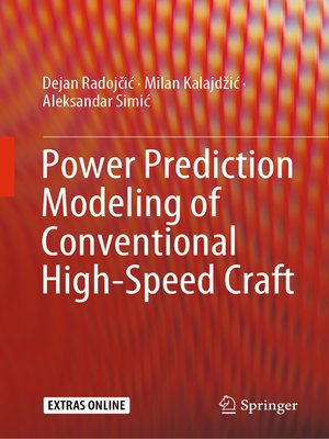 cover image of Power Prediction Modeling of Conventional High-Speed Craft